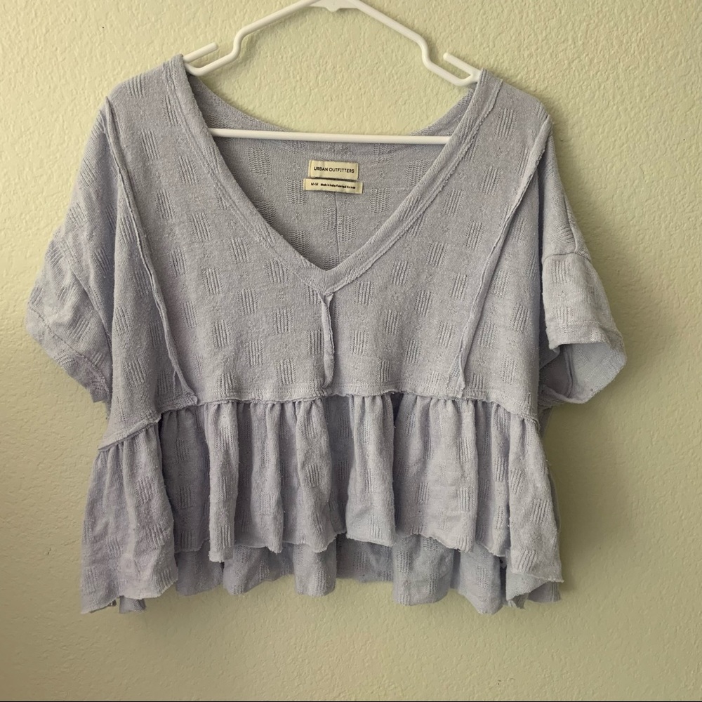 Flowy Babydoll Crop Top